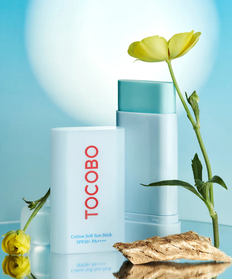 Tocobo Cotton Soft Sun Stick SPF50+ PA++++ /19 gr- Organic & Cruelty-Free Sun Protection Cream