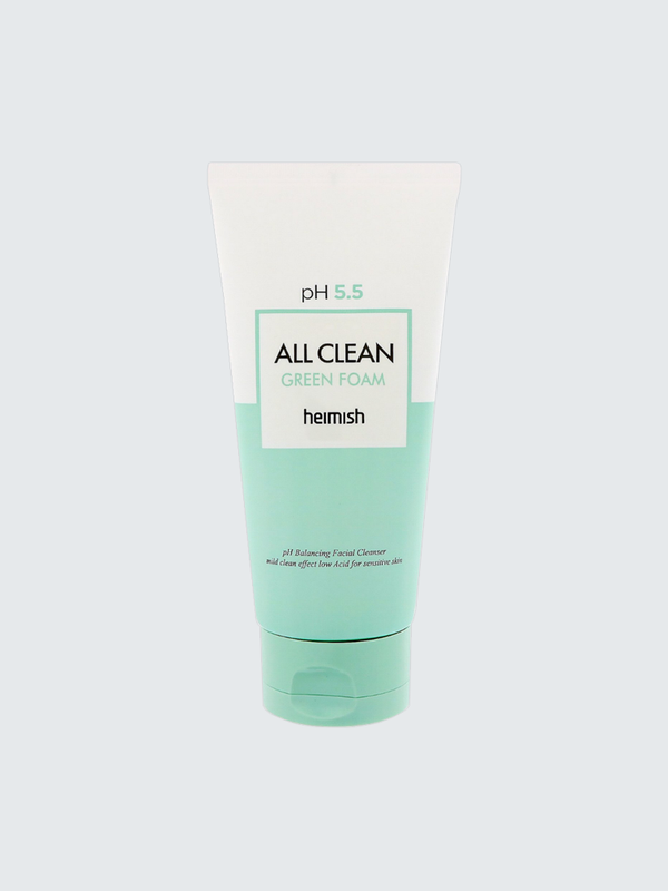Heimish - All Clean Green Foam pH 5.5 - 150g/30g, Αφρός καθαρισμού προσώπου